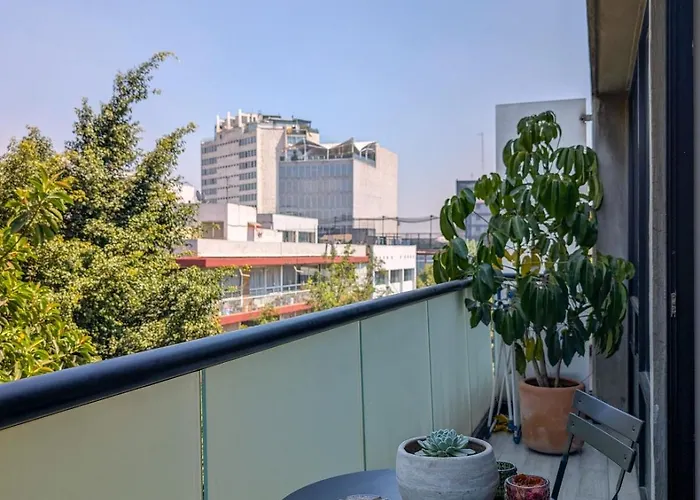 Apartment Chic Condesa With Private Balcony Mexico City